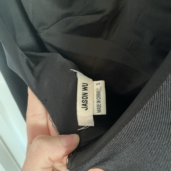 Jason Wu Black Strappy Slinky Dress Size Small Whimsigoth Witchy Dark Romantic - Picture 6 of 8